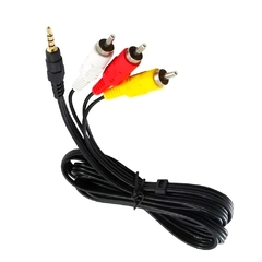 Cable AV 1 Plug 2,5 a 3 RCA para Consola Portátil - comprar online