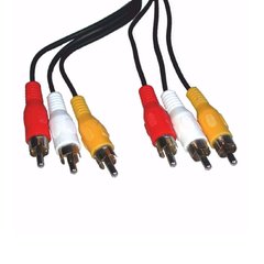 Cable 3 RCA a 3 RCA 3 Mts - comprar online
