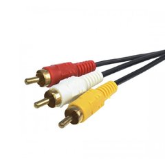 Cable 3 RCA a 3 RCA 5 Mts - comprar online