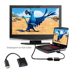 Cable Adaptador Display Port a VGA Hembra - comprar online