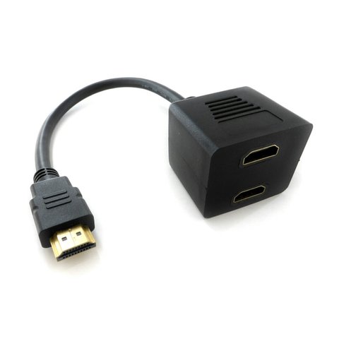 Cable Adaptador HDMI Macho a 2 HDMI Hembra