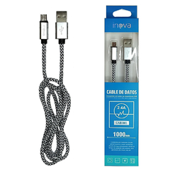 Cable USB Carga Rápida Inova Micro USB 2.4A - comprar online