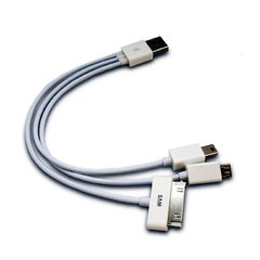 Cable USB Kit 3 en 1 ( V8 - Iphone - Tab ) - comprar online