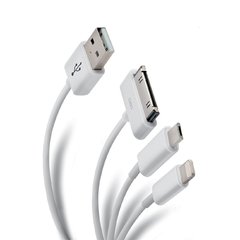 Cable USB Kit 3 en 1 ( V8 - Iphone - Tab ) - comprar online
