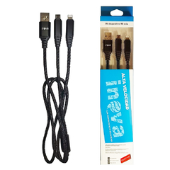 Cable USB Iphone - V8 Inova 2.1A 1 Mt en internet
