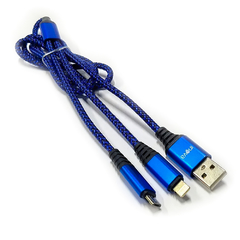 Cable USB Iphone - V8 Inova 2.1A 1 Mt
