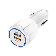 Cargador Auto Soul Fast Changer 3.1A + Cable Micro USB - tienda online