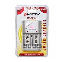 Cargador de Pilas + Baterias 9v MOX MO-C738
