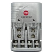 Cargador de Pilas + Baterias 9v MOX MO-C738 - comprar online