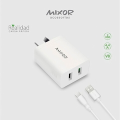 Cargador Rapido Mixor 4.4A Micro USB - tienda online