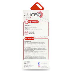 Cargador Rápido Send+ Turbo 3.1A Tipo C - tienda online