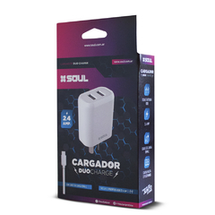 Cargador Rápido Soul Duo Charge 2.4A Micro USB en internet