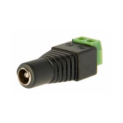 Conector Plug Hembra 2.1mm con Bornera CCTV