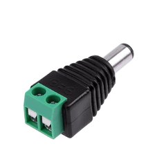 Conector Plug Macho 2.1 x 5.5 a Bornera CCTV - comprar online