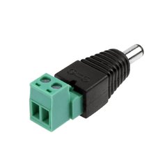 Conector Plug Macho L 2.1 x 5.5 a Bornera CCTV - comprar online