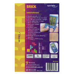 Consola Portátil Tetris Netmak NM-Brick en internet
