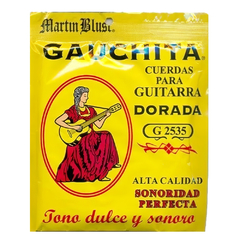 Encordado Guitarra Criolla Gauchita Dorada G-2535