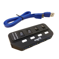 Hubs 4 Puertos USB 3.0 Nisuta NS-UH0431
