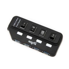 Hubs 4 Puertos USB 3.0 Nisuta NS-UH0431 - tienda online