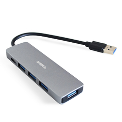 Hubs 5 en 1 Soul USB 3.0 ( 4 USB 3.0 - 1 Tipo C )