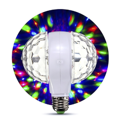 Lampara LED Doble Giratoria RGB - comprar online