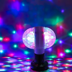 Lampara LED Doble Giratoria RGB en internet