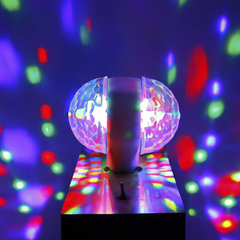 Lampara LED Doble Giratoria RGB - tienda online