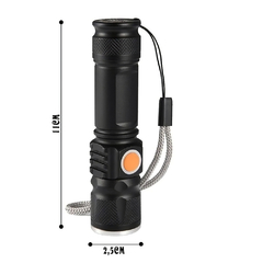 Linterna LED Recargable USB - tienda online
