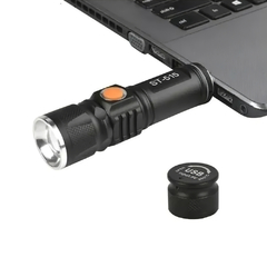 Linterna LED Recargable USB - Arte Digital
