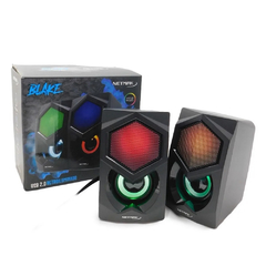 Parlantes PC Netmak Blake con Luces RGB - comprar online