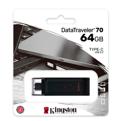Pendrive Kingston 64 GB DT70 TIPE-C 3.2
