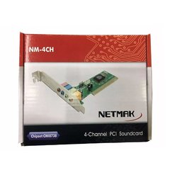 Placa Sonido PCI Audio 4.1 Netmak NM-4CH