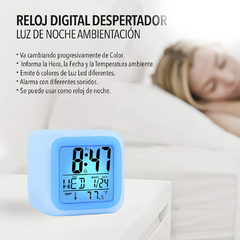 Reloj Despertador Temperatura Suono 8212 - tienda online
