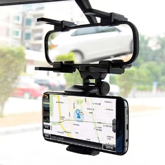 Soporte para Celular - GPS sobre Espejo Retrovisor