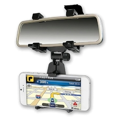 Imagen de Soporte para Celular - GPS sobre Espejo Retrovisor