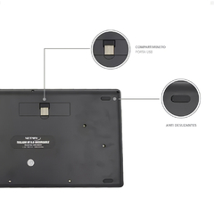 Teclado Bluetooth 5.0 Netmak NM-KB650