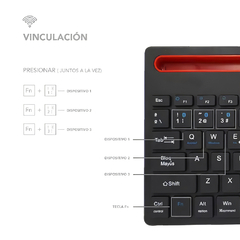 Teclado Bluetooth 5.0 Netmak NM-KB650 - comprar online