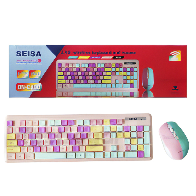 Teclado + Mouse Inalámbrico Seisa DN-C400