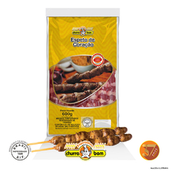 Espeto de Coração de Frango 600g - 6 Espetos