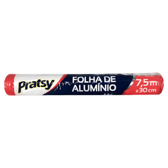 FOLHA DE ALUMINIO PRATSY 7,5M X 30 CM