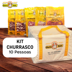Kit Churrasco Churra Bom 10 Pessoas.