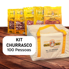 Kit Churrasco Churra Bom - 100 Pessoas