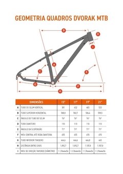 Quadro MTB Devorak Boost - loja online