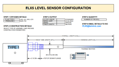 FLX5 - Sensores de Nível Criogênico Flexíveis - comprar online