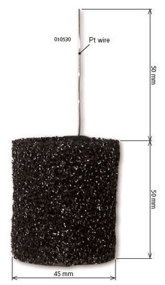 Porous carbon electrode