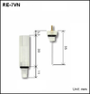 RE-7 Family: Electrodo de referencia no acuoso tipo tornillo