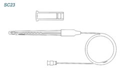 SC23 - Electrodode pH de bulbo cónico y diafragma puntual blindado en internet
