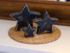 Set de estrellas de madera