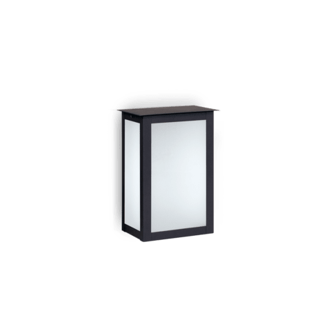 SAN JUSTO (5568) (FAROLES ORIENT) FAROL DE PARED 2L ESMERILADO 18X35X14.5