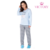 Pijama Longo Fem Malha Confort Ref:23115 Victory - comprar online